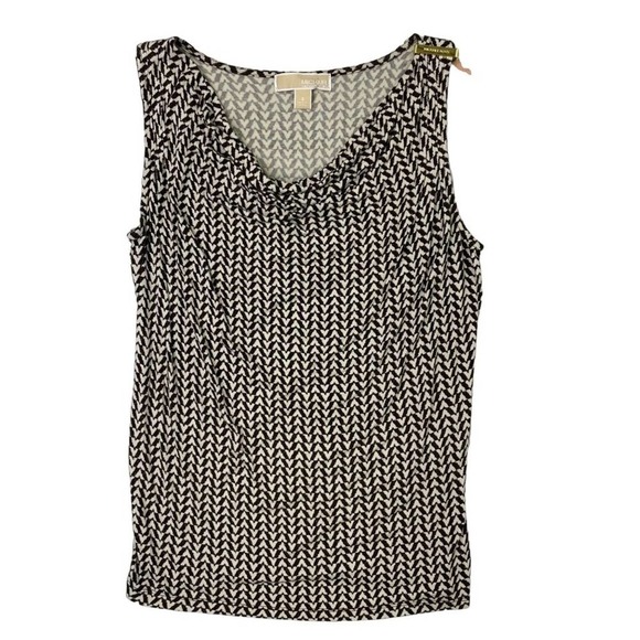 Michael Michael Kors Sleeveless Low Cut Cowl Neck Top Small - Picture 1 of 6